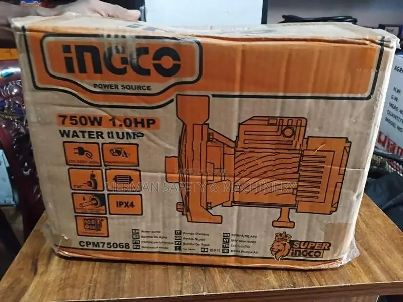 INGCO CPM75068 750W (1.0HP) CENTRIFUGAL WATER PUMP – HERMAN HT 0906