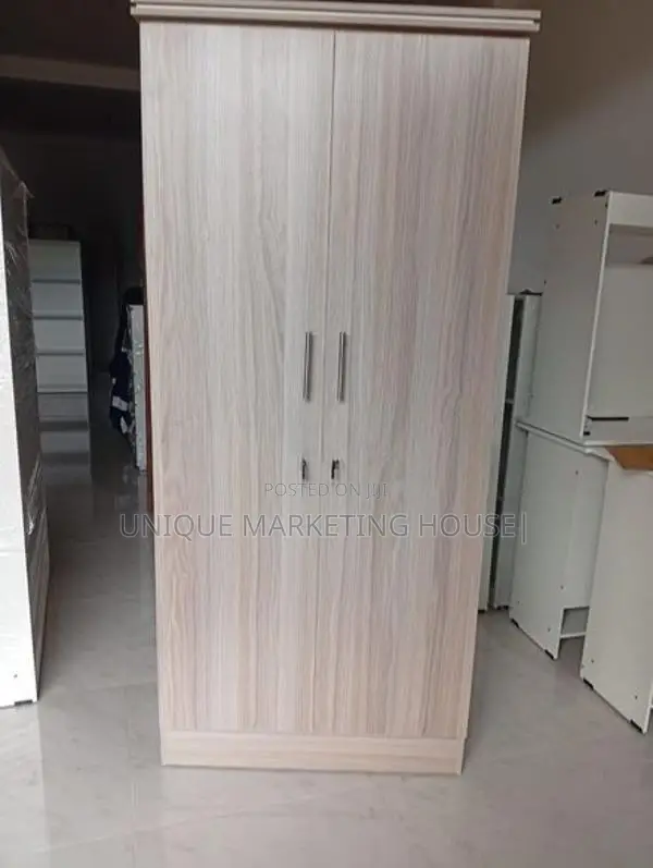 Modern American White 2D Side Hanging Wardrobe