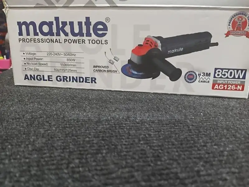 Makute AG126-N Angle Grinder 850W – HERMAN PT 0539