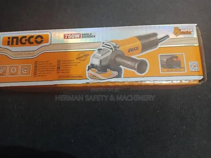 INGCO 750W Angle Grinder (Model: AG750282) – HERMAN PT 0541