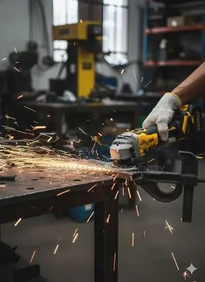 Rider 21V Cordless Lithium Electric Angle Grinder – HERMAN PT 0559