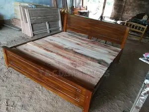 72*60 Teak Box Bed