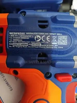 Wadfow 20V Brushless Cordless Impact Drill – HERMAN PT 0554
