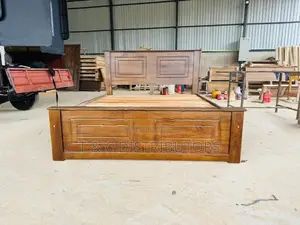 72*60 Teak Box Bed