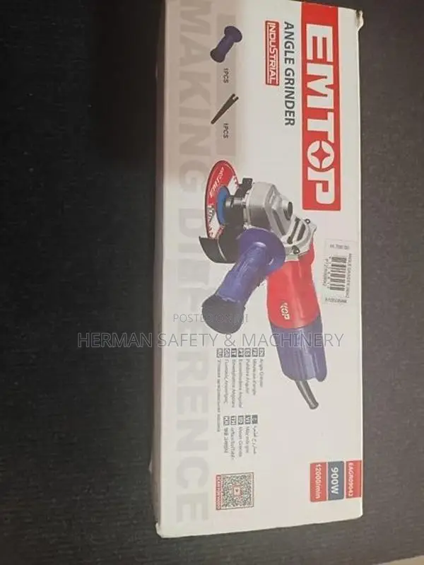 EMTOP EAGR09042 Industrial Angle Grinder 900W – HERMAN PT 0540
