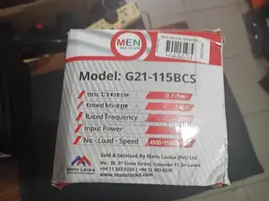 MEN Branded Angle Grinder G21-115BCS – HERMAN PT 0543