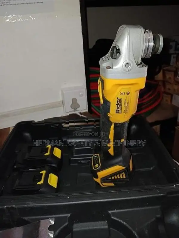 Rider 21V Cordless Lithium Electric Angle Grinder – HERMAN PT 0559