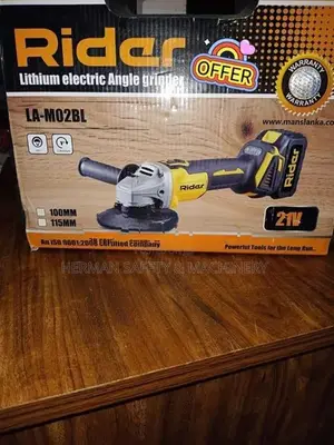 Rider 21V Cordless Lithium Electric Angle Grinder – HERMAN PT 0559