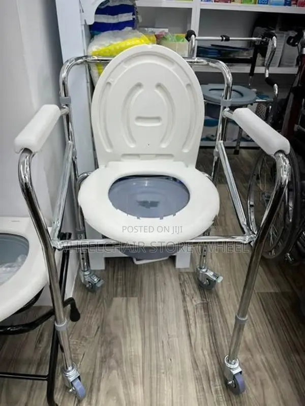 Commode Chair with Wheel