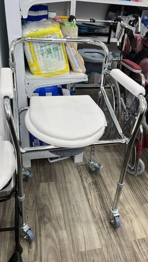 Commode Chair with Wheel