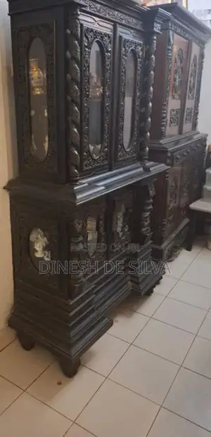 Antique Teak/Ebony Cupboards