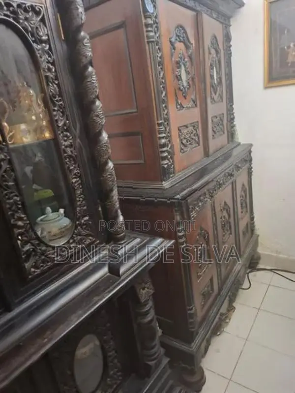 Antique Teak/Ebony Cupboards