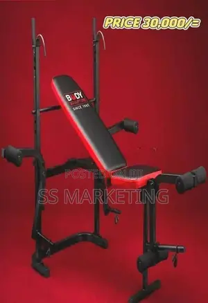 Brand New Multi Station Bench & Dumbbell Weight Plate Set