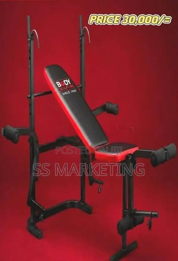 Brand New Multi Station Bench & Dumbbell Weight Plate Set