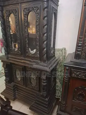 Antique Teak/Ebony Cupboards