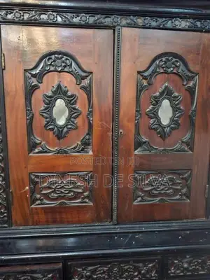 Antique Teak/Ebony Cupboards