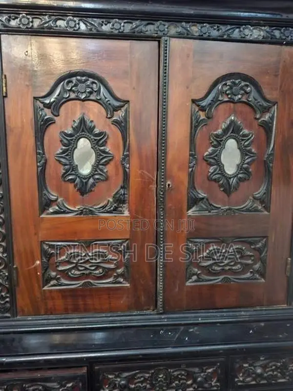 Antique Teak/Ebony Cupboards