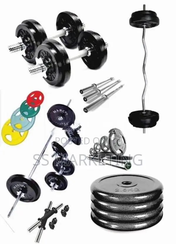 New Dumbbell Weight Plate Set ගම්පහ,යක්කල,පුගොඩ,කඩවත,වැලිවේරිය අඩුම මි