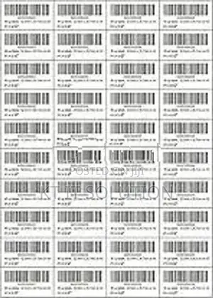 24mm x 12mm T/T 4UPS 20000 Pcs - Tharmel Transfer Barcode Label Roll