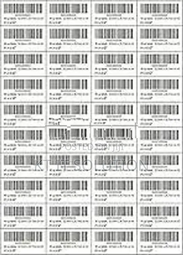 24mm x 12mm T/T 4UPS 20000 Pcs - Tharmel Transfer Barcode Label Roll