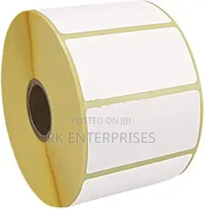 80mm x 45mm Thermal Transfer 1UPS 1000 PCS Barcode Sticker Roll