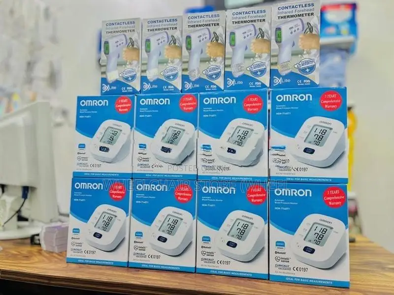 Omron Blood Pressure Monitor Free Forhead Thermometer