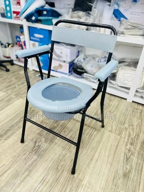 Commode Chair (Grey)
