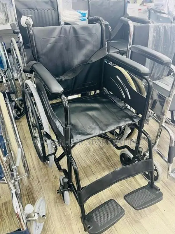 Powder Coated Wheelchair (Safety Belt)