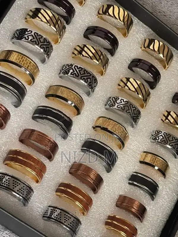 Rings 36 pcs Box Gents