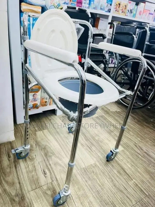 Commode Chair (Grey)