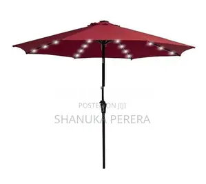 10 Feet Garden Beach Umbrella with solar light (EU-6)
