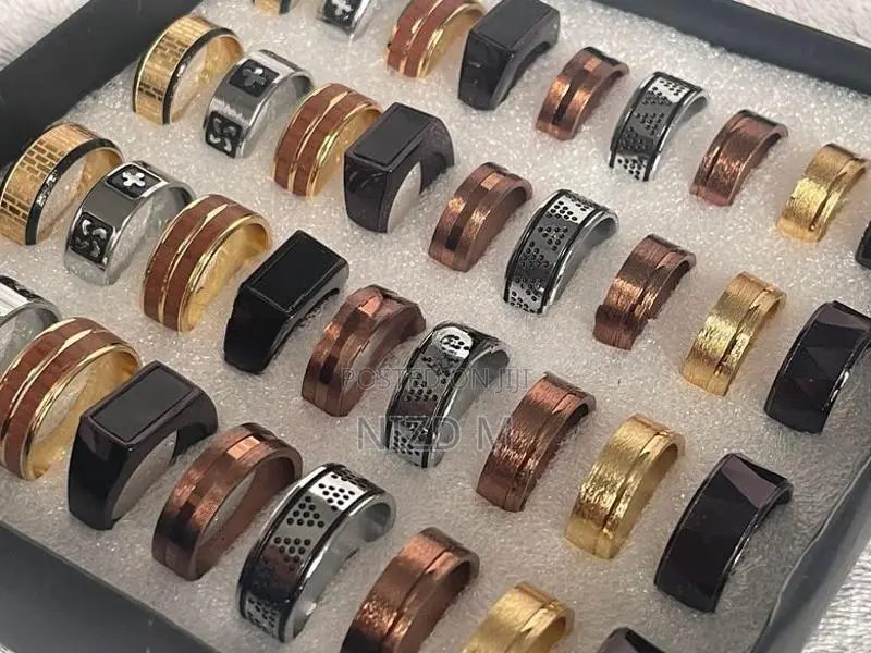 Rings 36 pcs Box Gents