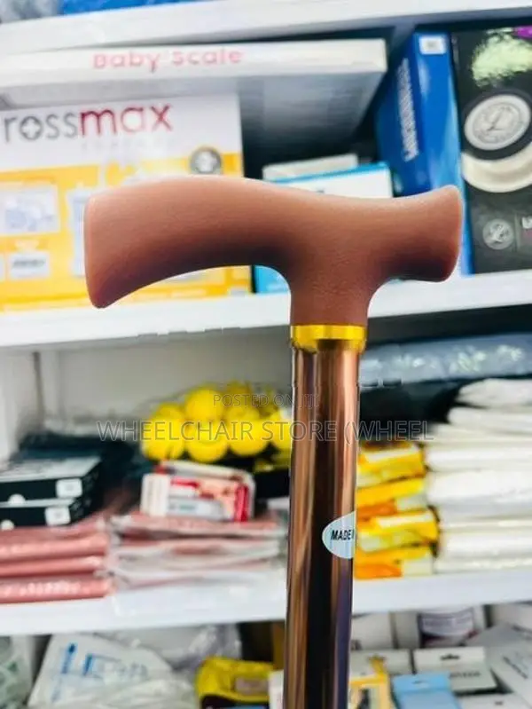 Quad Cane (Brown/Silver)