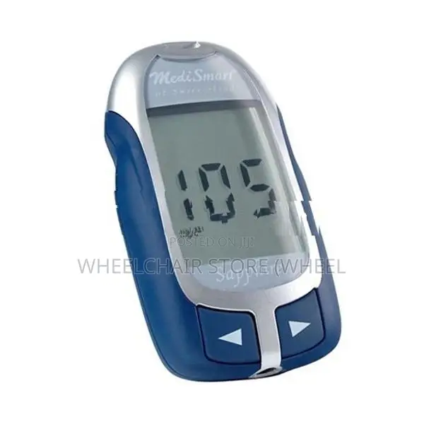 MediSmart Sapphire Blood Glucose Monitor with Forehead Thermometer