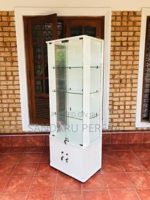 White Glass Cupboard