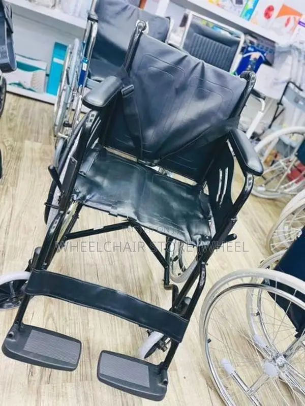 Powder Coated Wheelchair With Safety Belt