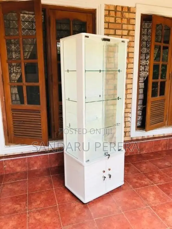 White Glass Cupboard