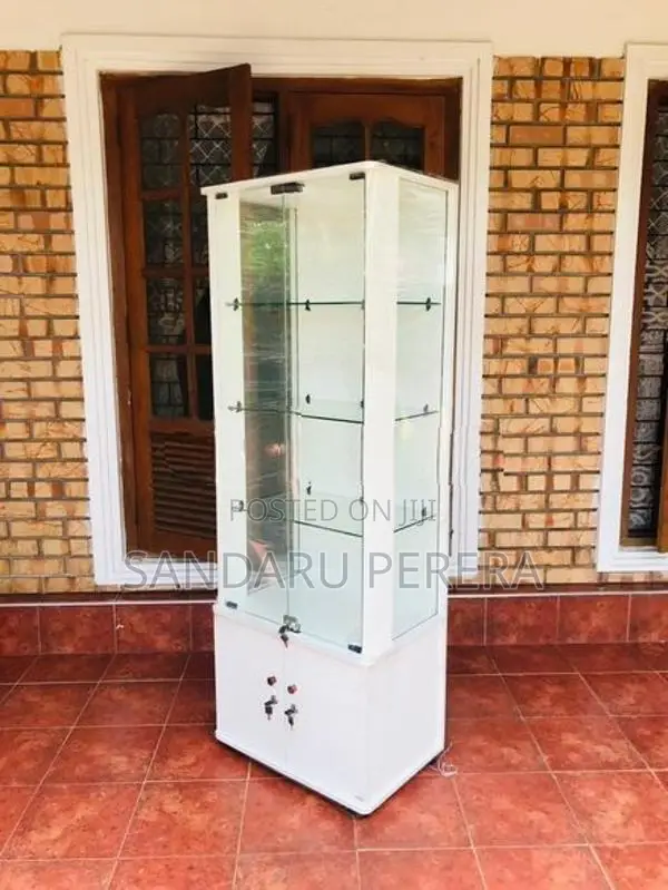White Glass Cupboard