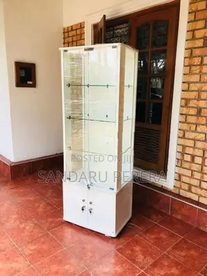 White Glass Cupboard