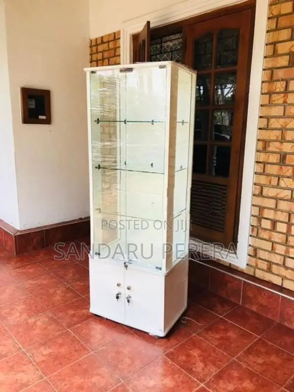 White Glass Cupboard