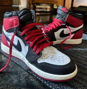 Nike Air Jordan 1 Retro High OG Black Toe Reimagined Shoe