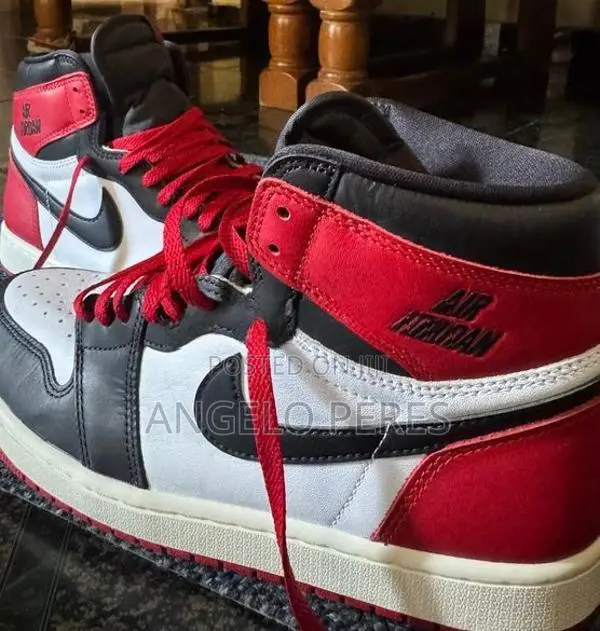 Nike Air Jordan 1 Retro High OG Black Toe Reimagined Shoe