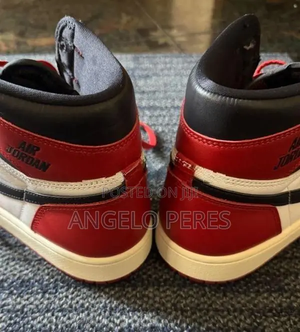 Nike Air Jordan 1 Retro High OG Black Toe Reimagined Shoe
