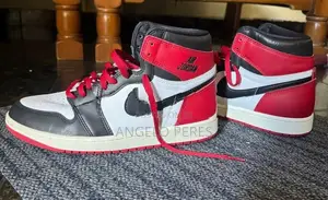 Nike Air Jordan 1 Retro High OG Black Toe Reimagined Shoe