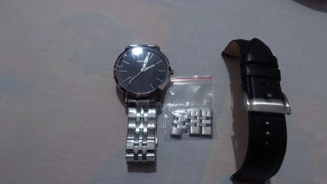 Luther Quartz Black Dial Men's Watch