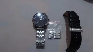 Luther Quartz Black Dial Men's Watch