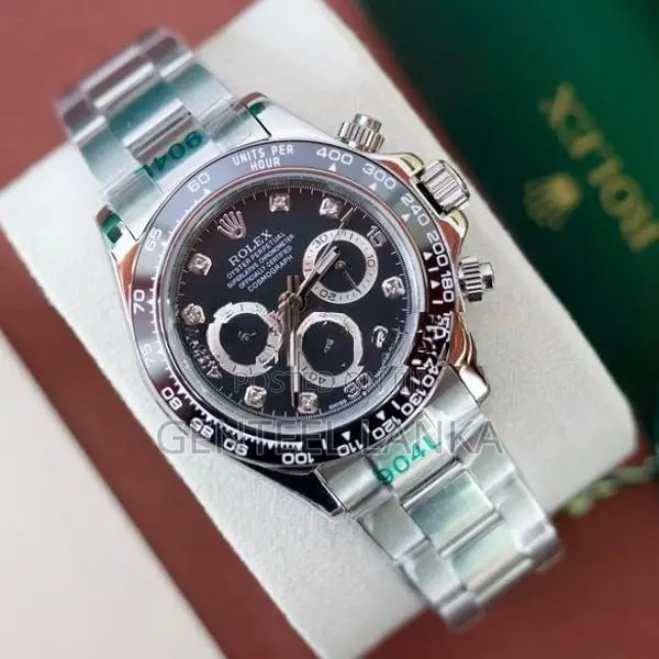 Rolex Daytona Black Diamond Dial Watch