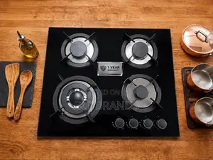 ZeSonic 4 Burner Gas Cooker Hob