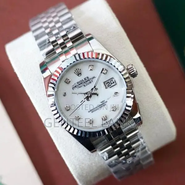 Rolex Datejust 36MM White Diamond Dial Watch