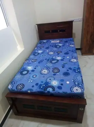 6 by 3 Box Bed with Mattress (E-24)